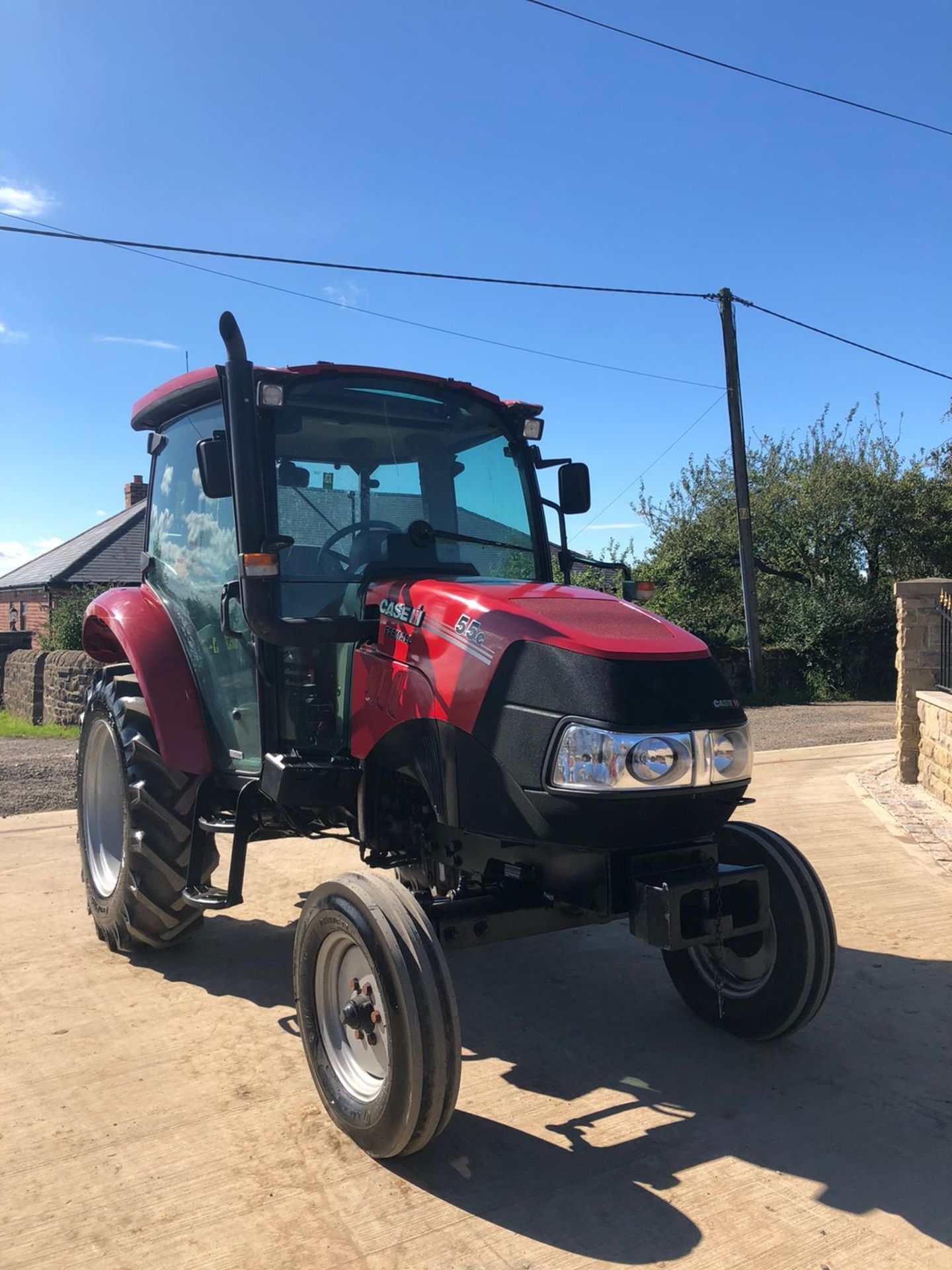 2018 CASE FARM IH 55C TRACTOR 2WD, RUNS AND DRIVES, EX DEMO CONDITION, CLEAN MACHINE *PLUS VAT*