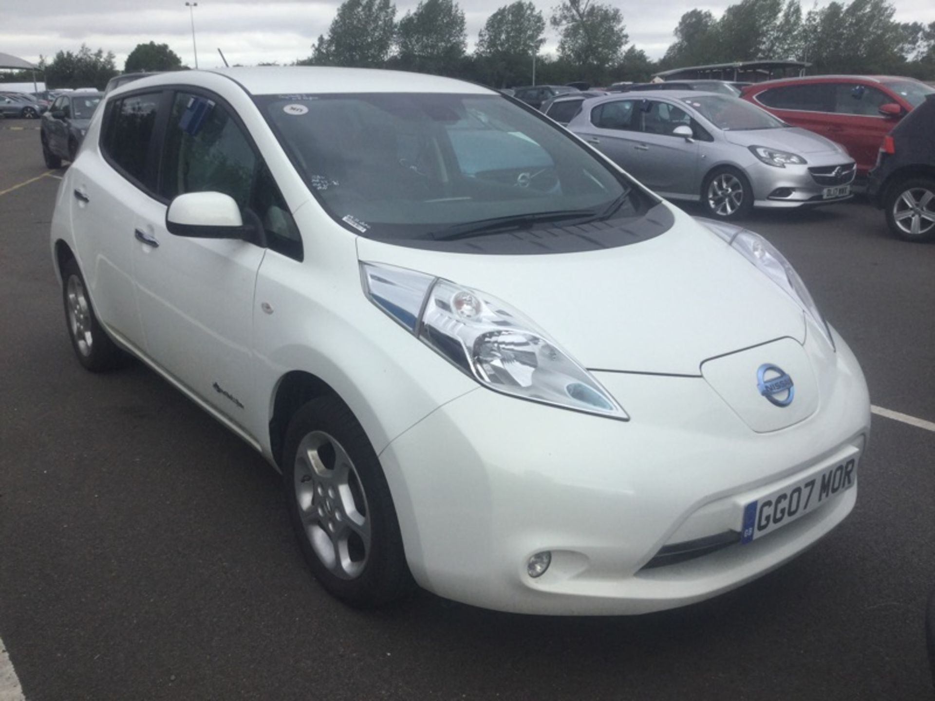 2014/64 REG NISSAN LEAF ACENTA FLEX WHITE ELECTRIC 5 DOOR HATCHBACK, SHOWING 1 FORMER KEEPER *NO VAT