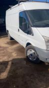 2010/10 REG FORD TRANSIT 115 T350L RWD 2.4 DIESEL WHITE PANEL VAN, SHOWING 3 FORMER KEEPERS *NO VAT*