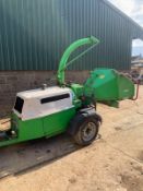 2003 GREENMECH EC150/35 TOWBEHIND CHIPPER, RUNS AND CUTS *PLUS VAT*