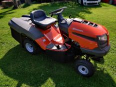 MC - 2020 BRAND NEW HUSQVARNA TC130 ROTARY RIDE ON LAWN MOWER (REAR DISCHARGE) C/W COLLECTOR *PLUS