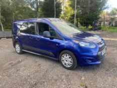 2016/66 REG FORD TRANSIT CONNECT 230 1.5 DIESEL BLUE PANEL VAN, SHOWING 0 FORMER KEEPERS *PLUS VAT*