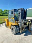 CATERPILLAR FORKLIFT, 7 TON, CONTAINER SPEC, TRIPLE MAST, SIDE SHIFT *PLUS VAT*