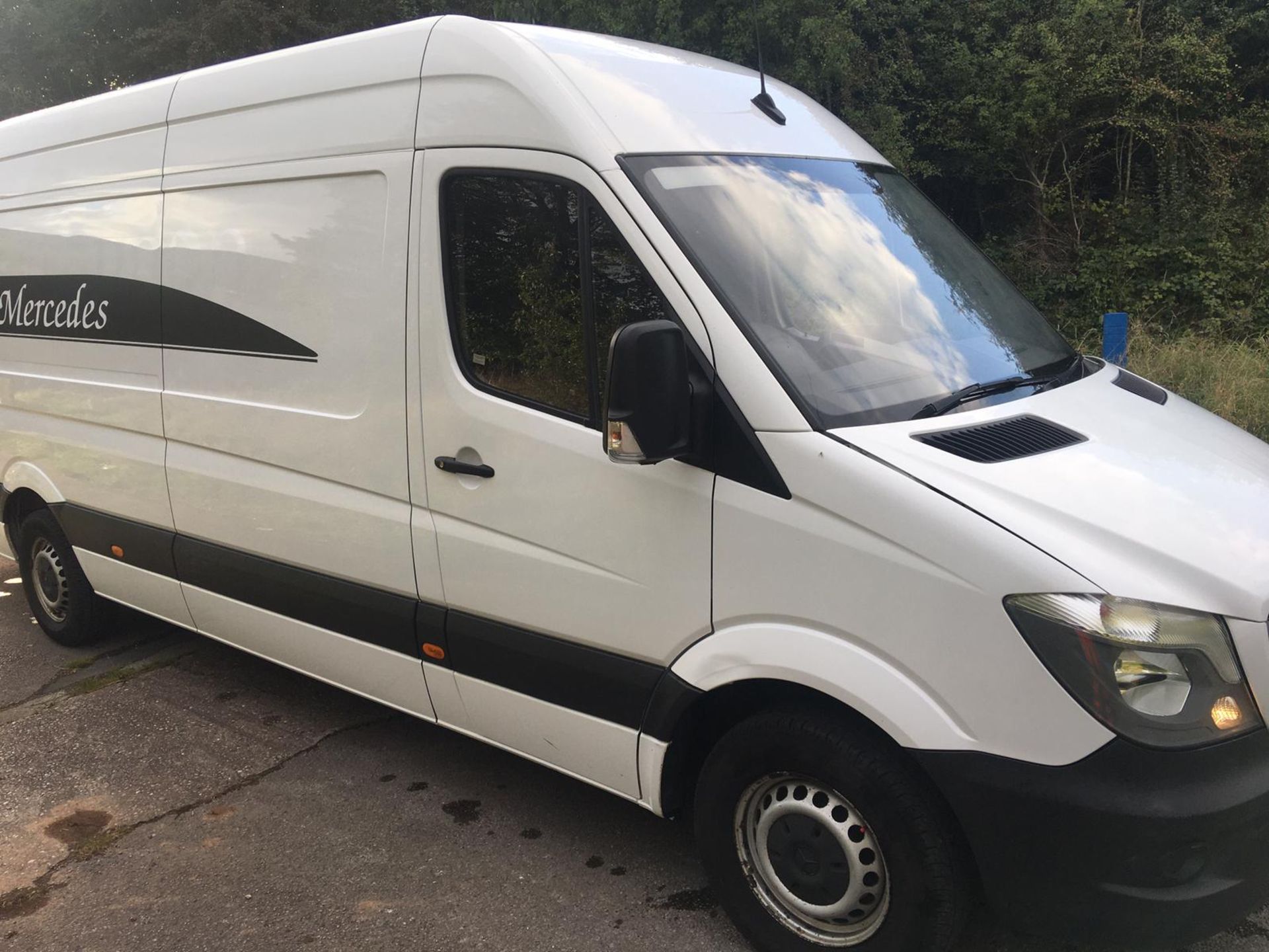 2017/67 REG MERCEDES-BENZ SPRINTER 314 CDI 2.2 DIESEL WHITE PANEL VAN, SHOWING 0 FORMER KEEPERS