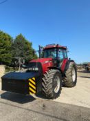 CASE MXM190 TRACTOR, VERY GOOD TYRES, TRANSPORT BOX ON THE FRONT, FRONT SUSPENSION *PLUS VAT*