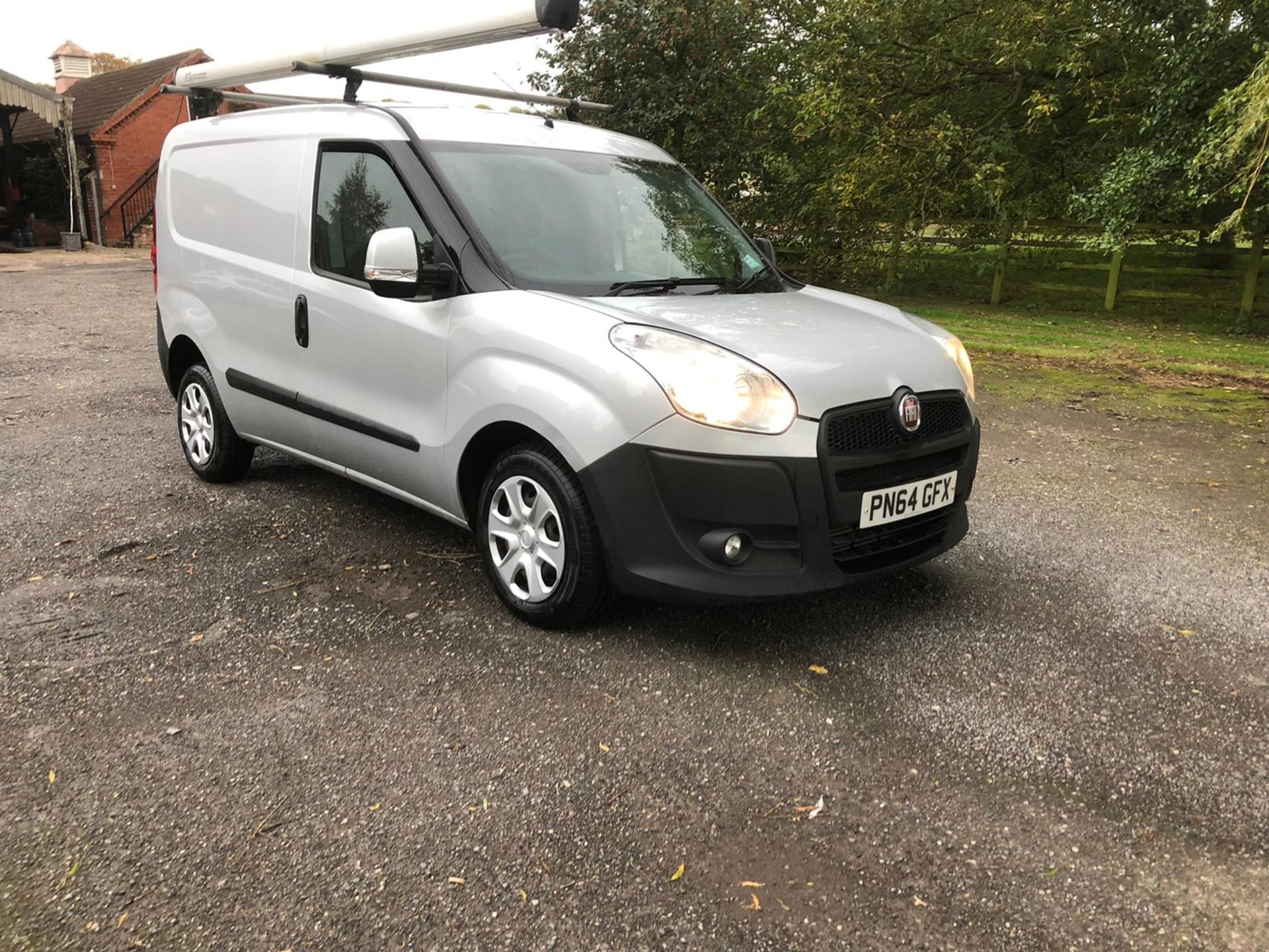 2014/64 REG FIAT DOBLO SX MULTIJET 1.25 DIESEL SILVER PANEL VAN, SHOWING 1 FORMER KEEPER *PLUS VAT*