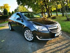 2015/15 REG VAUXHALL INSIGNIA DESIGN NAV CDTI ECO 2.0 DIESEL BLACK 5 DOOR, SHOWING 0 FORMER KEEPERS