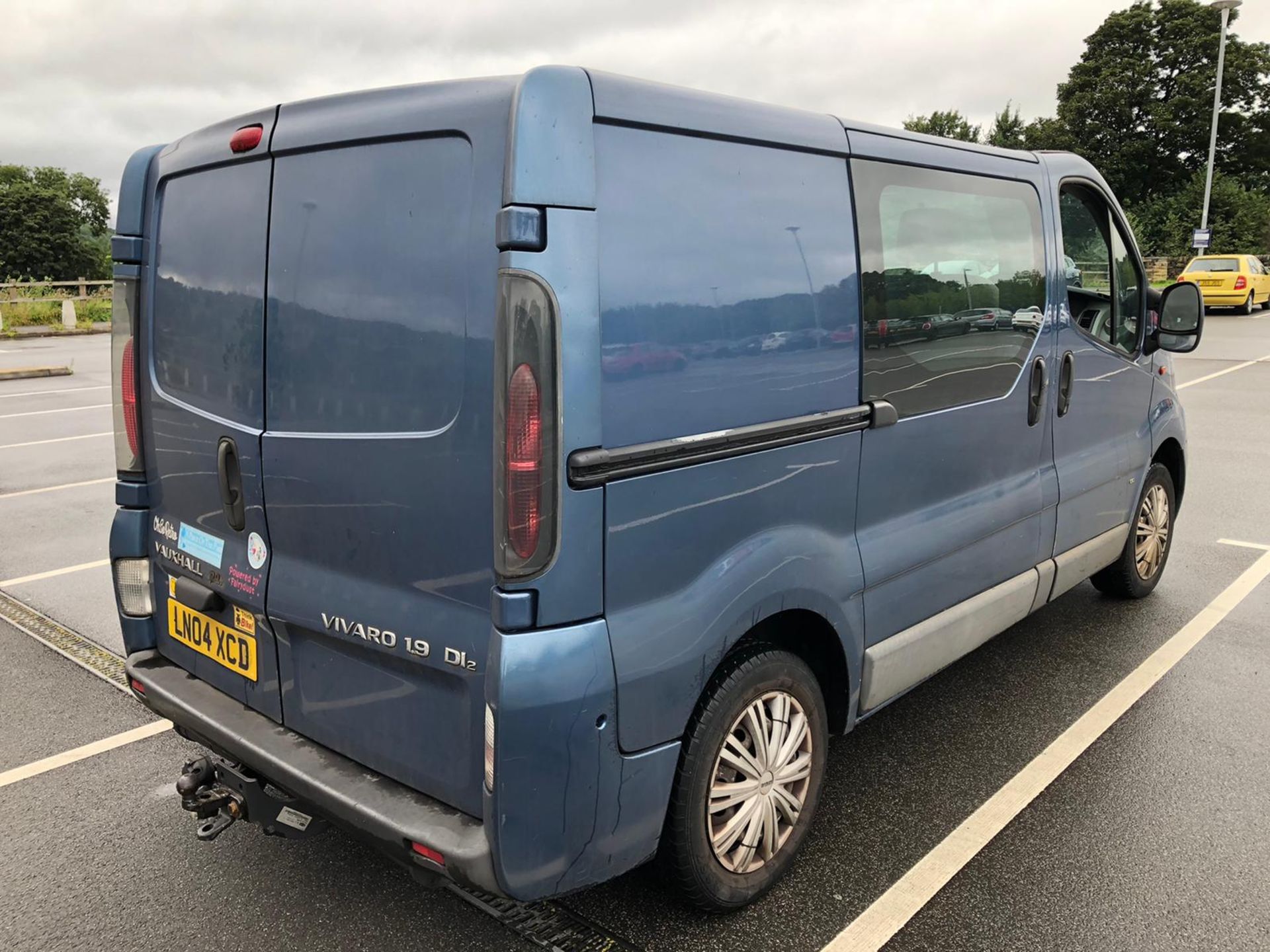 2004/04 REG VAUXHALL VIVARO 2700 DI SWB 1.9 DIESEL BLUE PANEL VAN, SHOWING 2 FORMER KEEPERS *NO VAT* - Image 7 of 8