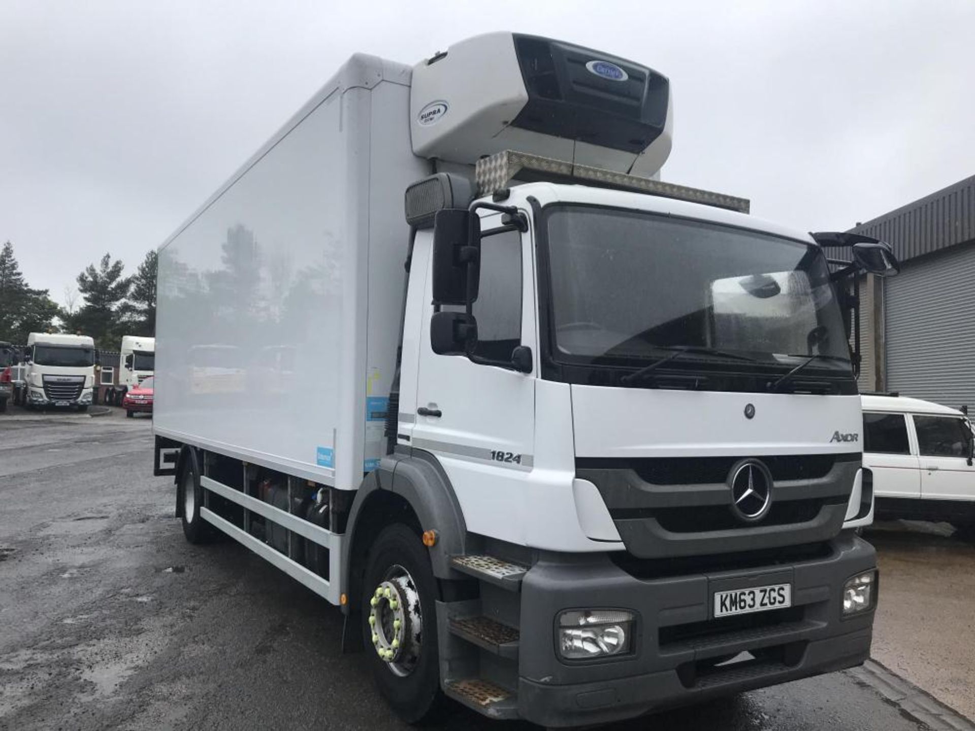 2013/63 REG MERCEDES-BENZ AXOR ATEGO 1824L DAY WHITE FRIDGE BOX TAIL LIFT AIR SUSPENSION *PLUS VAT*