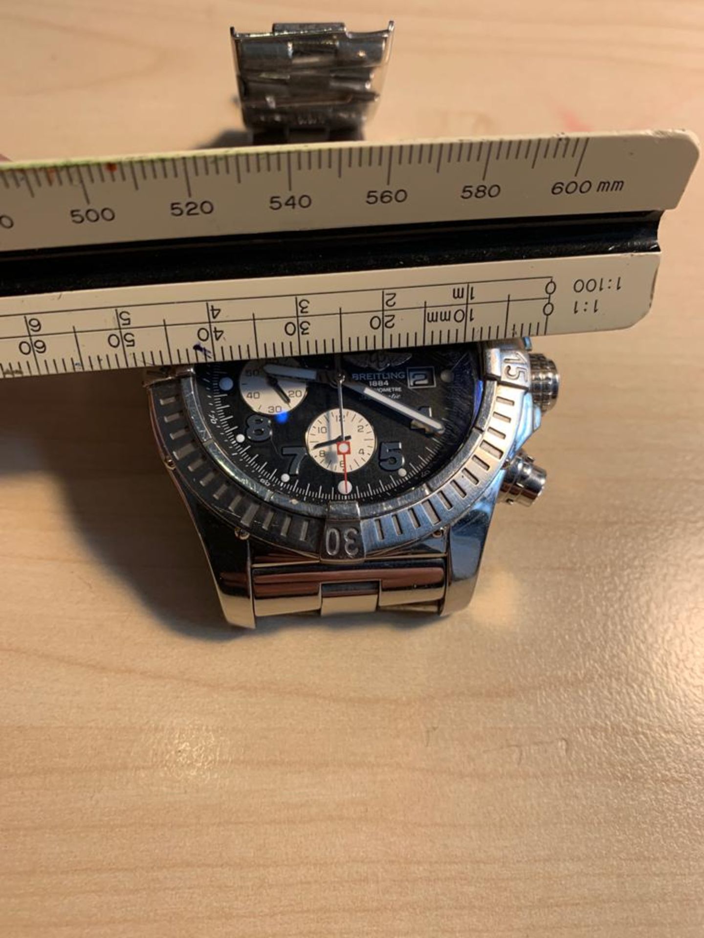 GENUINE BOXED WITH ALL PAPERWORK BREITLING SUPER AVENGER A13370 MENS WRIST WATCH *NO VAT* - Image 15 of 16