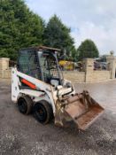 2015 BOBCAT S70 SKIDSTEER LOADER, RUNS, DRIVES AND DIGS, 4-IN-1 BUCKET *PLUS VAT*