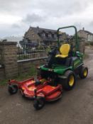 2016 JOHN DEERE 1580 C/W OUTFRONT MOWER DECK, RUNS, DRIVES & CUTS, ROAD REGISTERED - OTP *PLUS VAT*