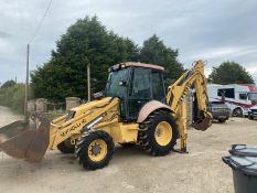 NEWHOLLAND NH95 DIGGER LOADER, 4 WHEEL DRIVE, 4-IN-1 BUCKET, EXTRA DIG, RUNS, WORKS AND DIGS