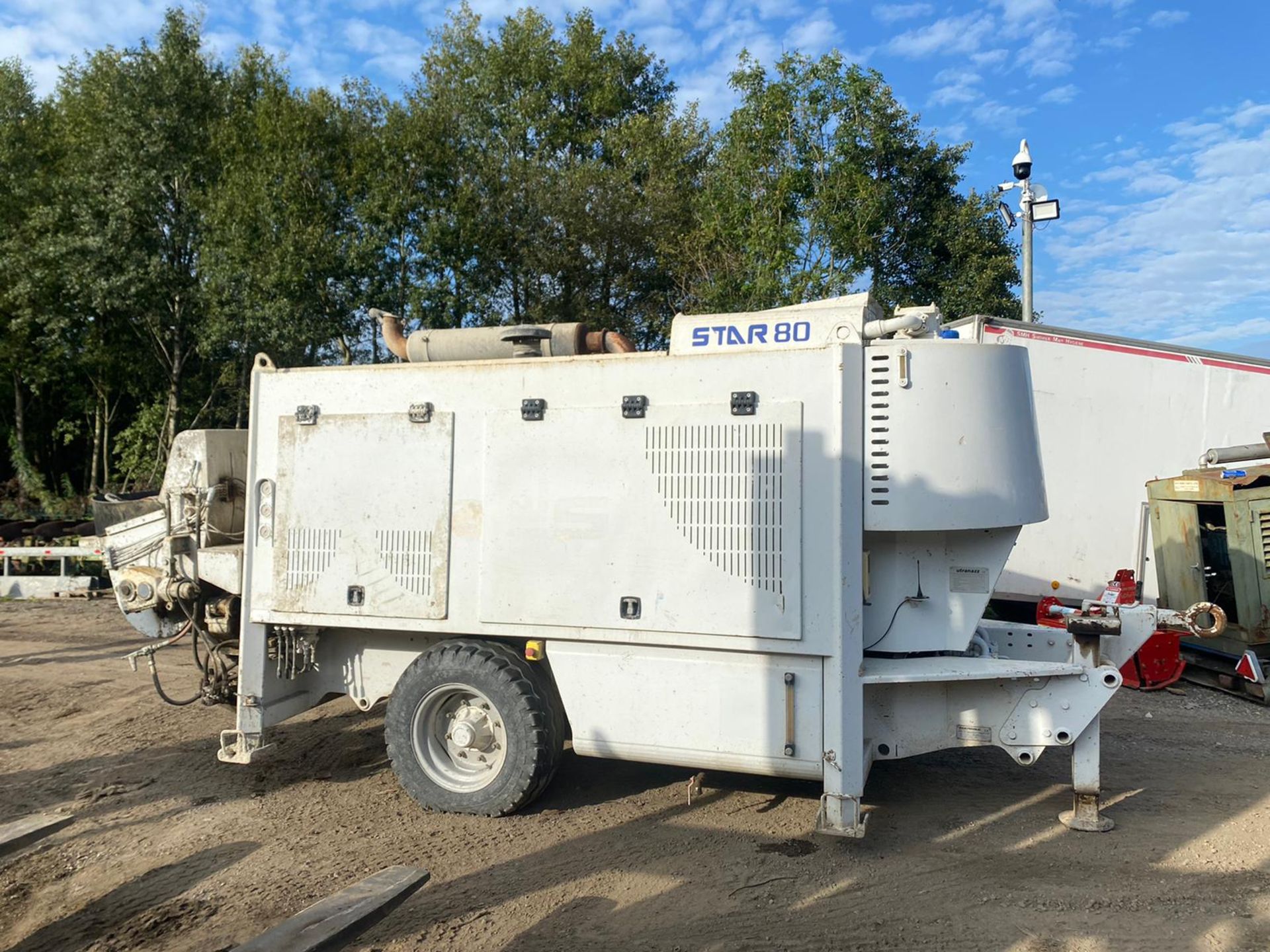 ULTRANAZZ STAR SCH 80C CONCRETE PUMP, YEAR 2016, RUNS, WORKS AND PUMPS *PLUS VAT*