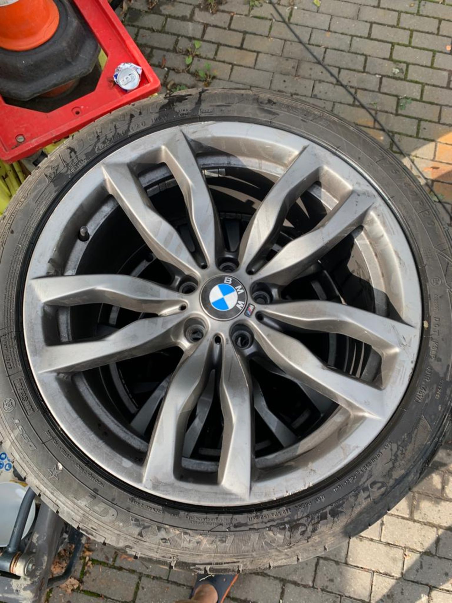 GENUINE 20" STAGGERED BMW X5 X6 M SPORT WHEELS AND TYRES AS NEW *PLUS VAT* - Image 15 of 15