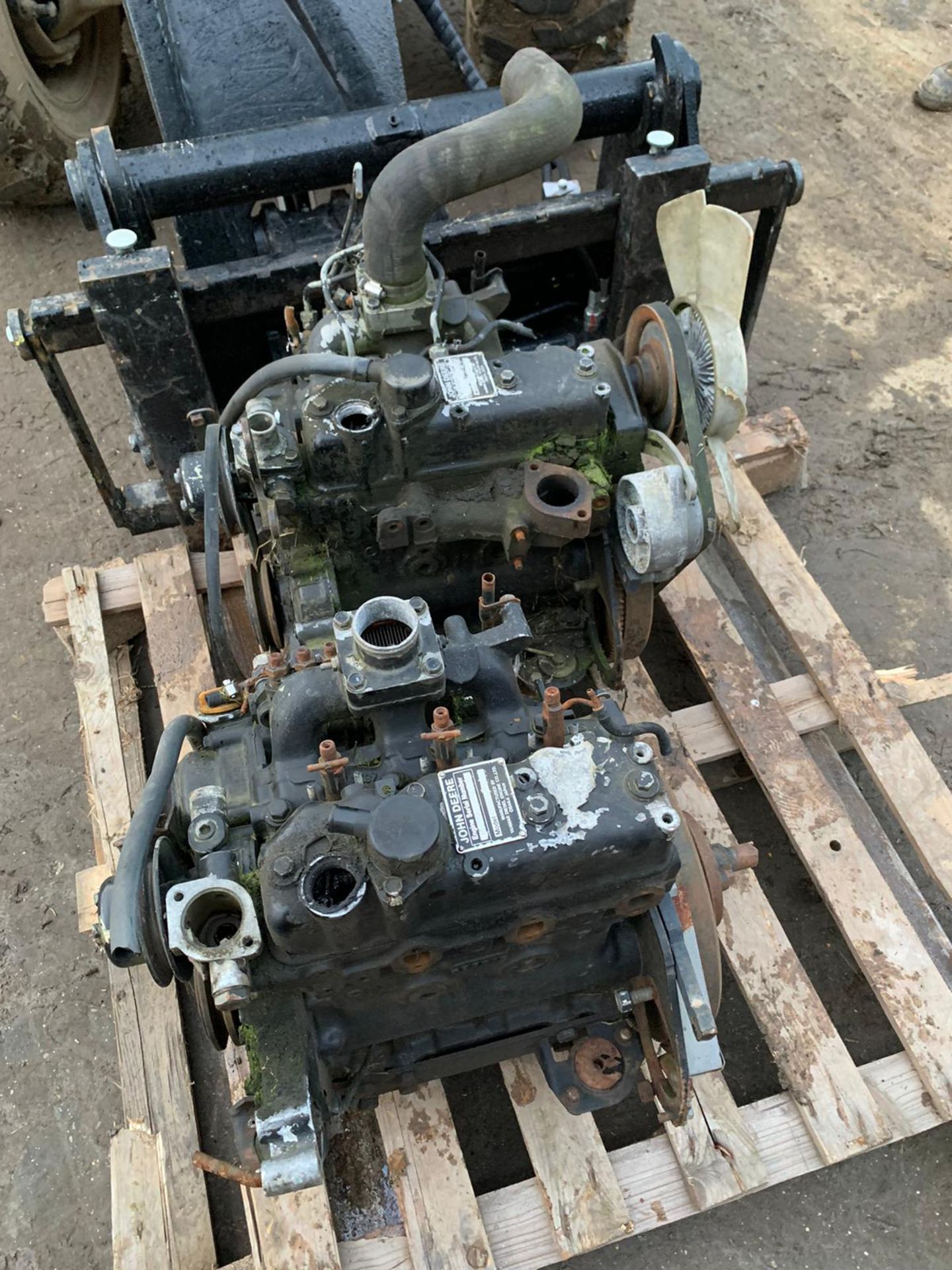 YANMAR / JOHN DEERE ENGINES, PRICE IS FOR THE PAIR, EX COUNCIL, SELLING AS SPARES *PLUS VAT* - Image 3 of 3