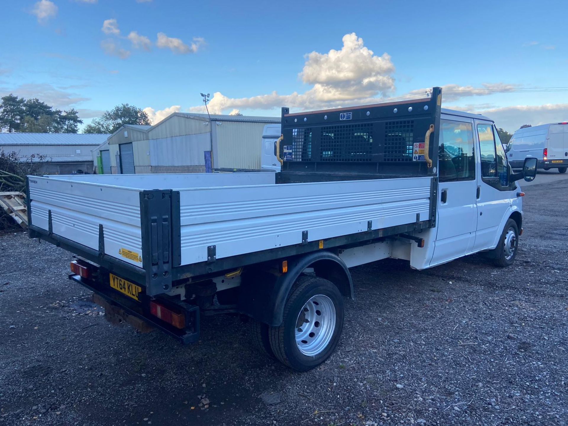 2014/64 REG FORD TRANSIT 125 T350 RWD 2.2 DIESEL TIPPER, SHOWING 1 FORMER KEEPER *PLUS VAT* - Image 6 of 11