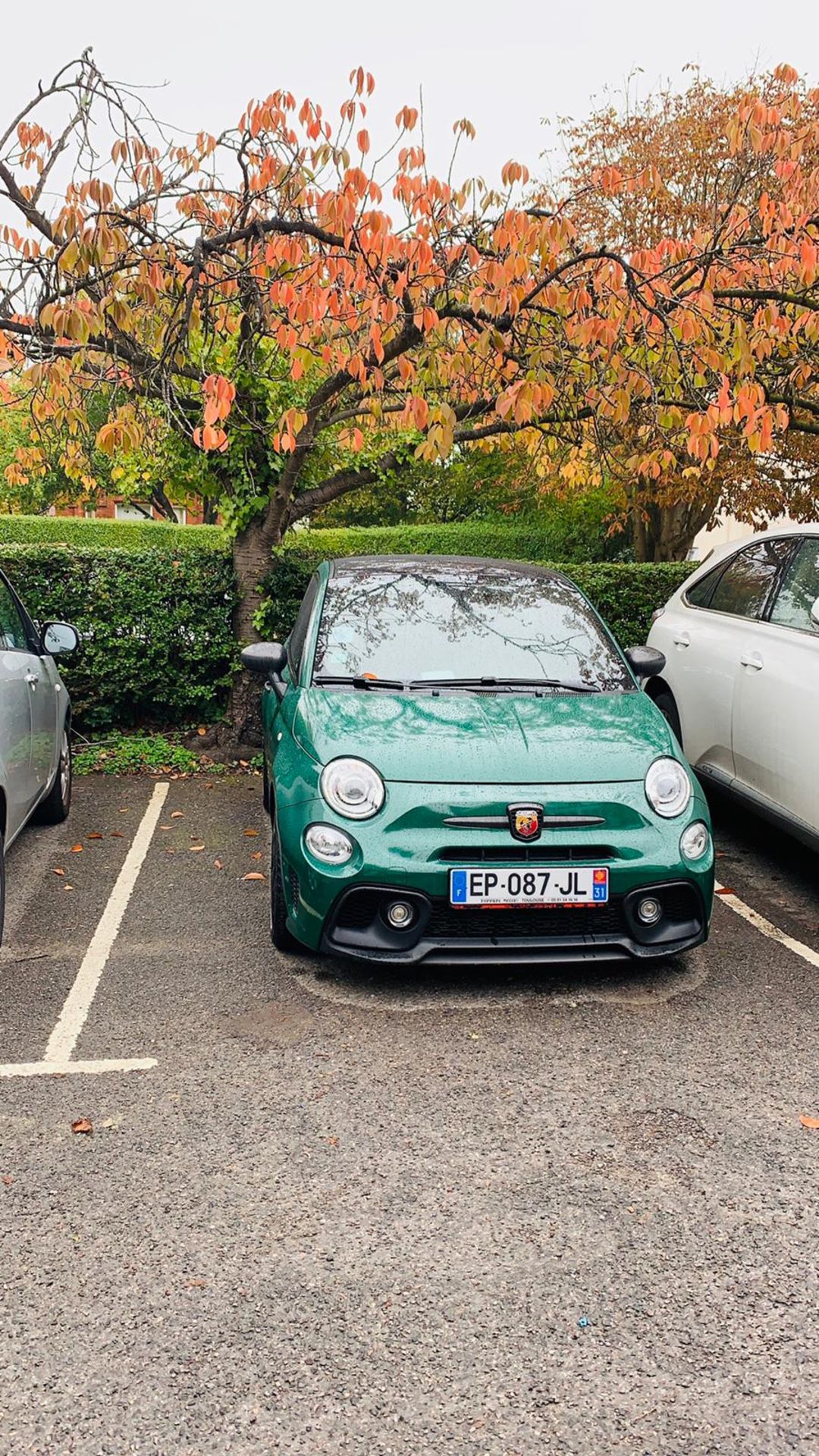 ABARTH 595 COMP 2016, 10,000 MILES NO ACCIDENTS, CUSTOM EXHAUST, WRAPPED DARK GREEN, FRENCH PLATES