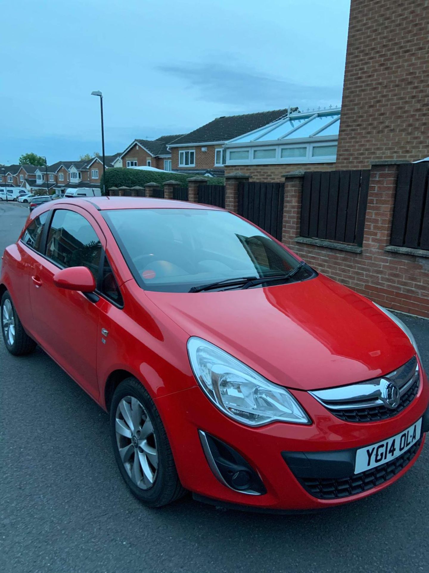 2014/14 REG VAUXHALL CORSA EXCITE 1.2 PETROL RED 3 DOOR HATCHBACK, SHOWING 2 FORMER KEEPERS *NO VAT*