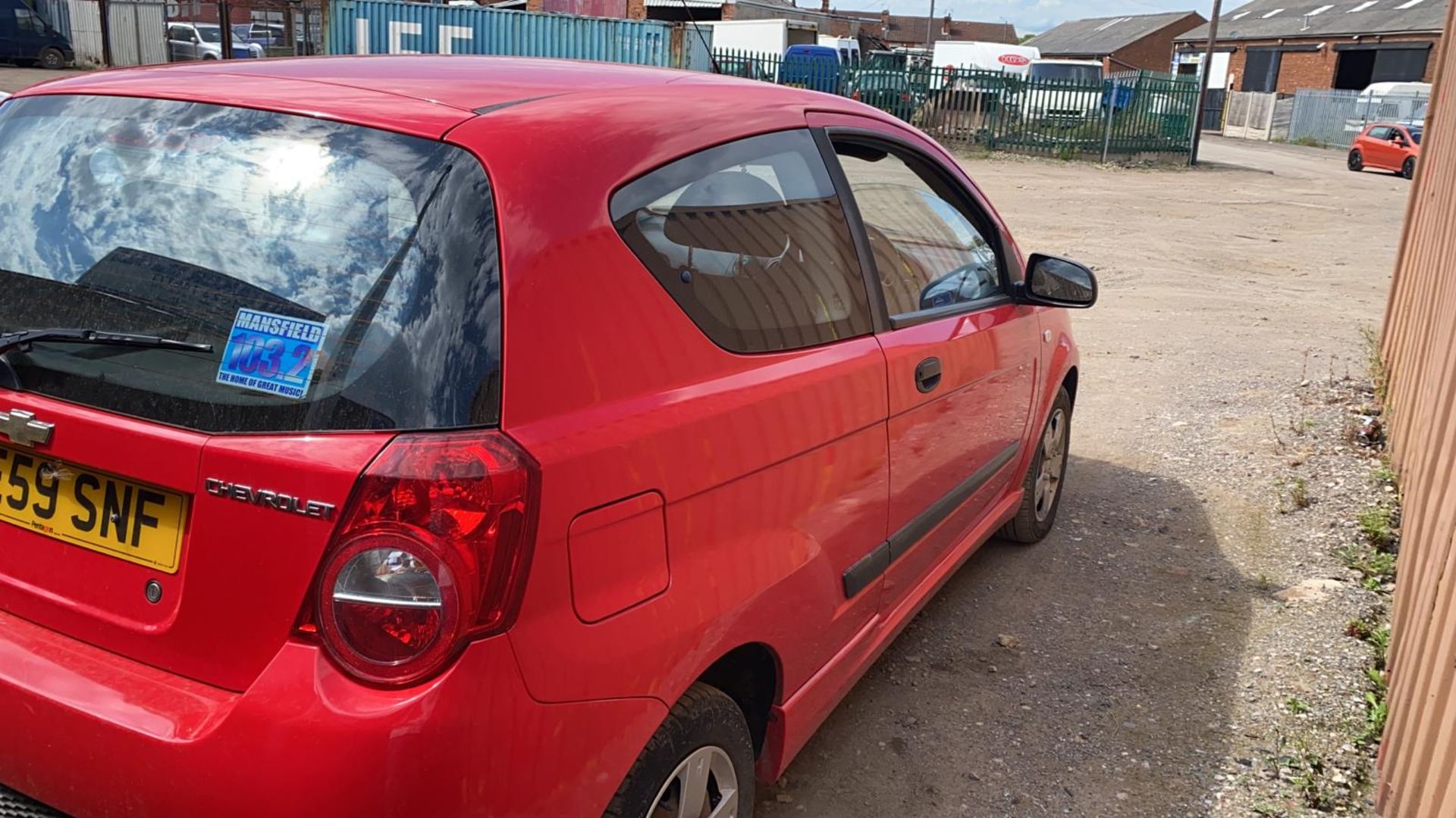 2009/59 REG CHEVROLET AVEO S 1.2 PETROL RED 3 DOOR HATCHBACK, SHOWING 1 FORMER KEEPER *NO VAT* - Image 5 of 8