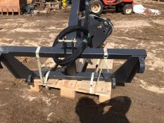 BRAND NEW AND UNUSED HANER ROTATING LOG GRAB, SUITABLE FOR EURO BRACKET LOADER OR 3 POINT LINKAGE