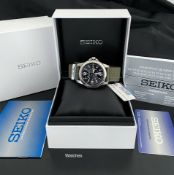 SEIKO SOLAR 100M MILITARY STYLE MENS SNE095P2 WRIST WATCH - BRAND NEW *NO VAT*