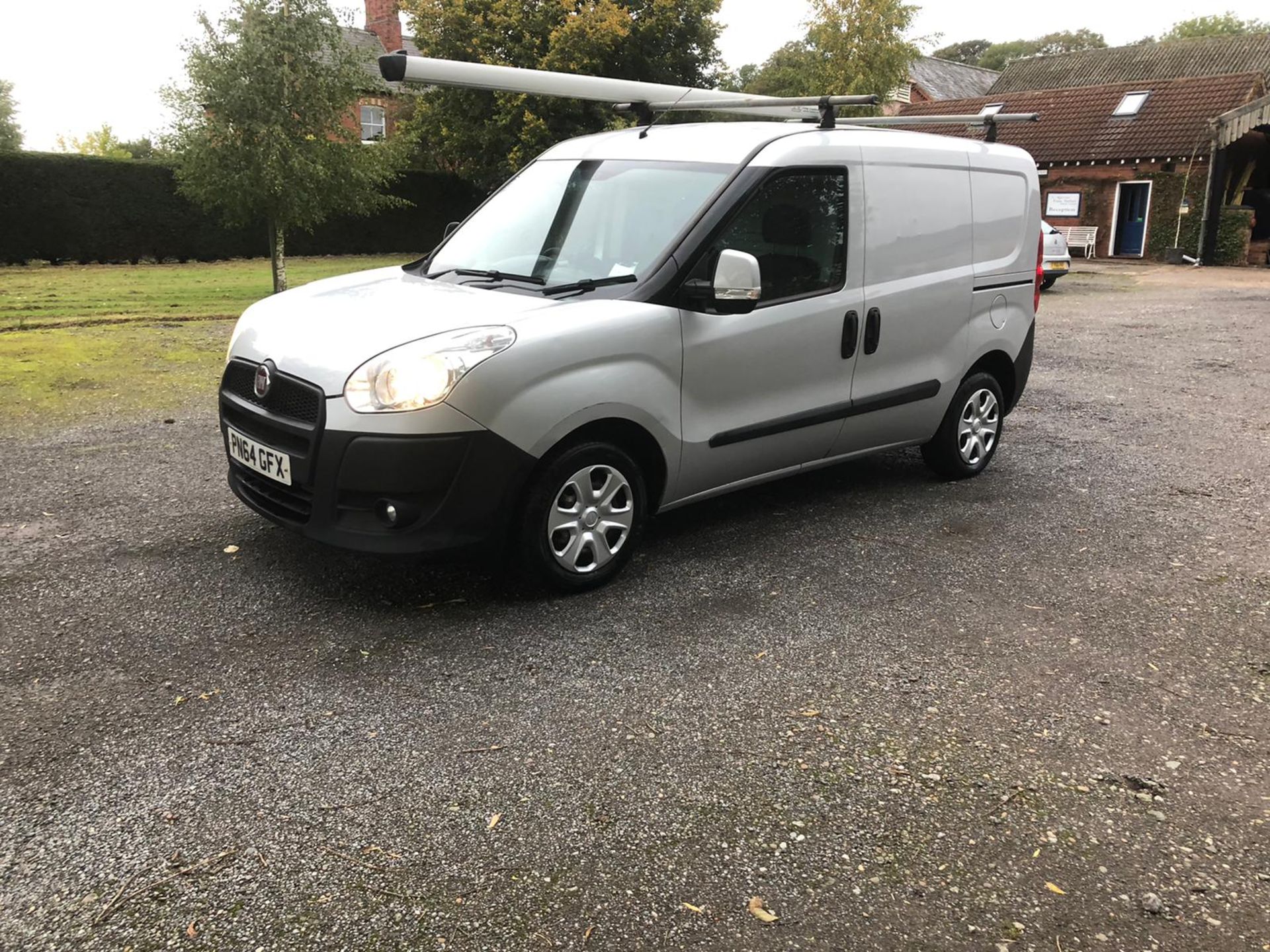 2014/64 REG FIAT DOBLO SX MULTIJET 1.25 DIESEL SILVER PANEL VAN, SHOWING 1 FORMER KEEPER *PLUS VAT* - Image 3 of 12