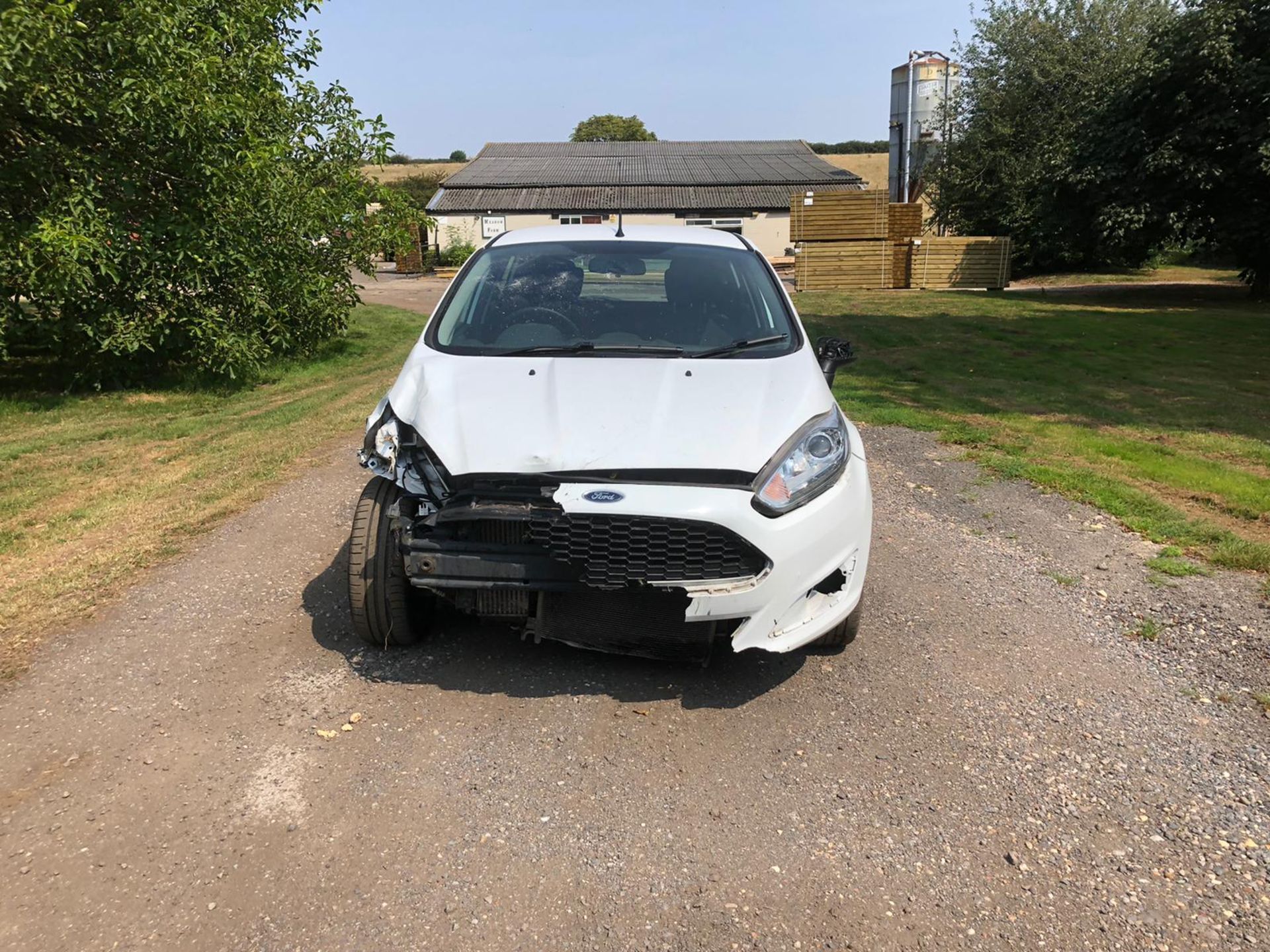 2017/66 REG FORD FIESTA STYLE DCI 1.5 DIESEL WHITE 5 DOOR HATCHBACK, SHOWING 0 FORMER KEEPERS - Image 2 of 8