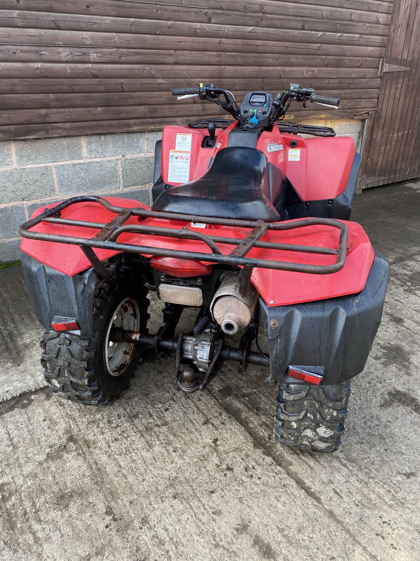 SUZUKI KING QUAD 400CC, STARTS FIRST TIME, RUNS AND DRIVES, HIGH & LOW BOX WITH REVERSE *PLUS VAT* - Image 5 of 5
