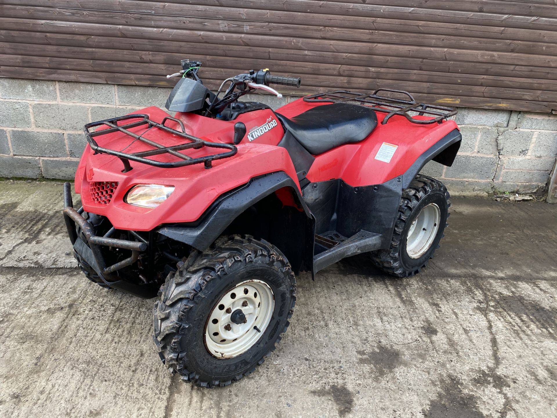 SUZUKI KING QUAD 400CC, STARTS FIRST TIME, RUNS AND DRIVES, HIGH & LOW BOX WITH REVERSE *PLUS VAT* - Image 2 of 5