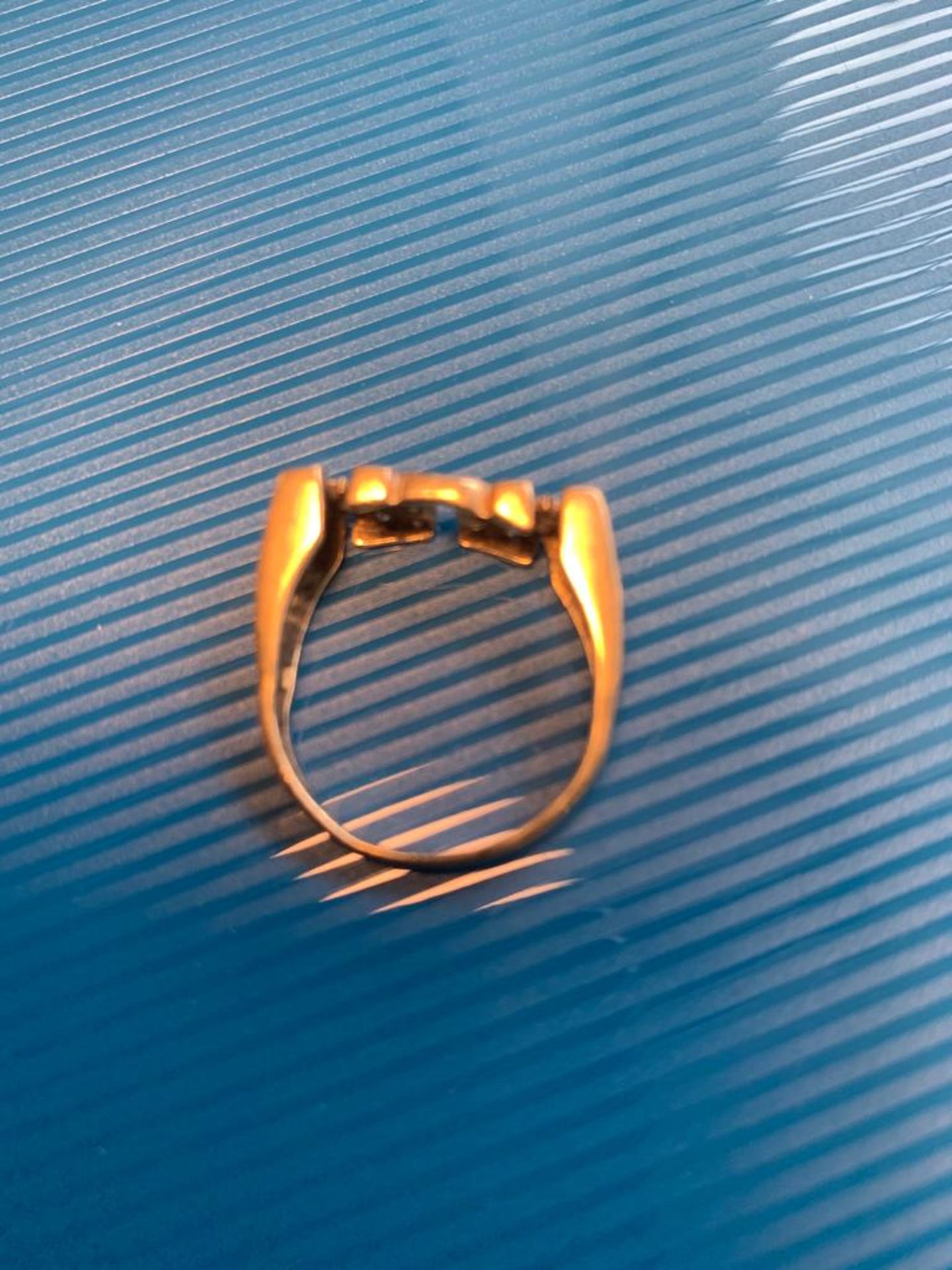 MUM AND DAD 9ct GOLD PLATED RINGS - Image 7 of 8