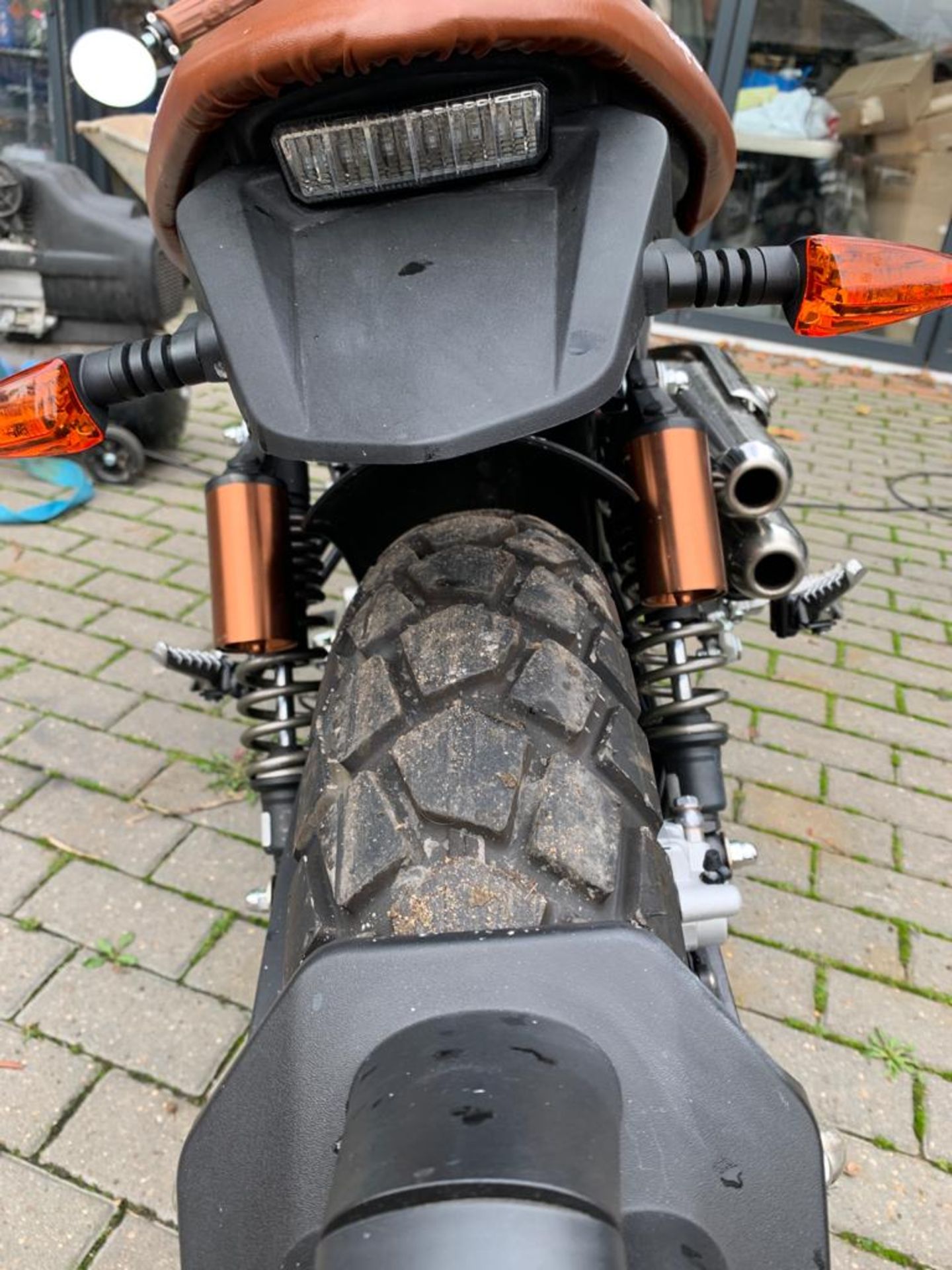 2018/18 REG MONDIAL HPS 125 S E4 SCRAMBLER MOTORBIKE / MOTORCYCLE, ROAD REGISTERED WITH V5 PRESENT - Image 4 of 11