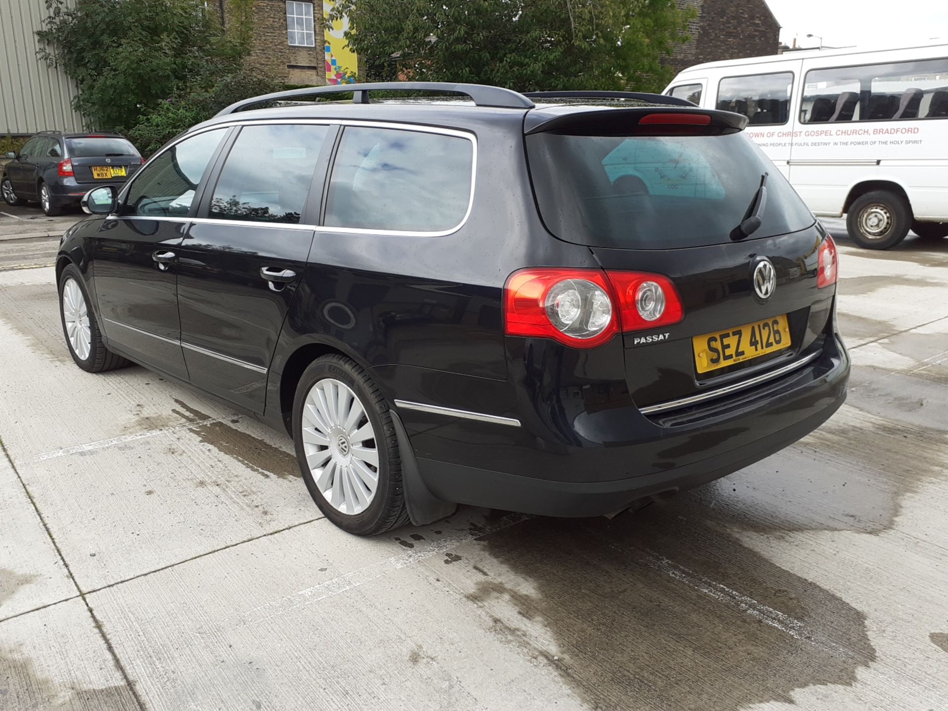 2008 VOLKSWAGEN PASSAT SPORT TDI 2.0 DIESEL AUTO BLACK ESTATE, SHOWING 3 FORMER KEEPERS *NO VAT* - Image 15 of 17