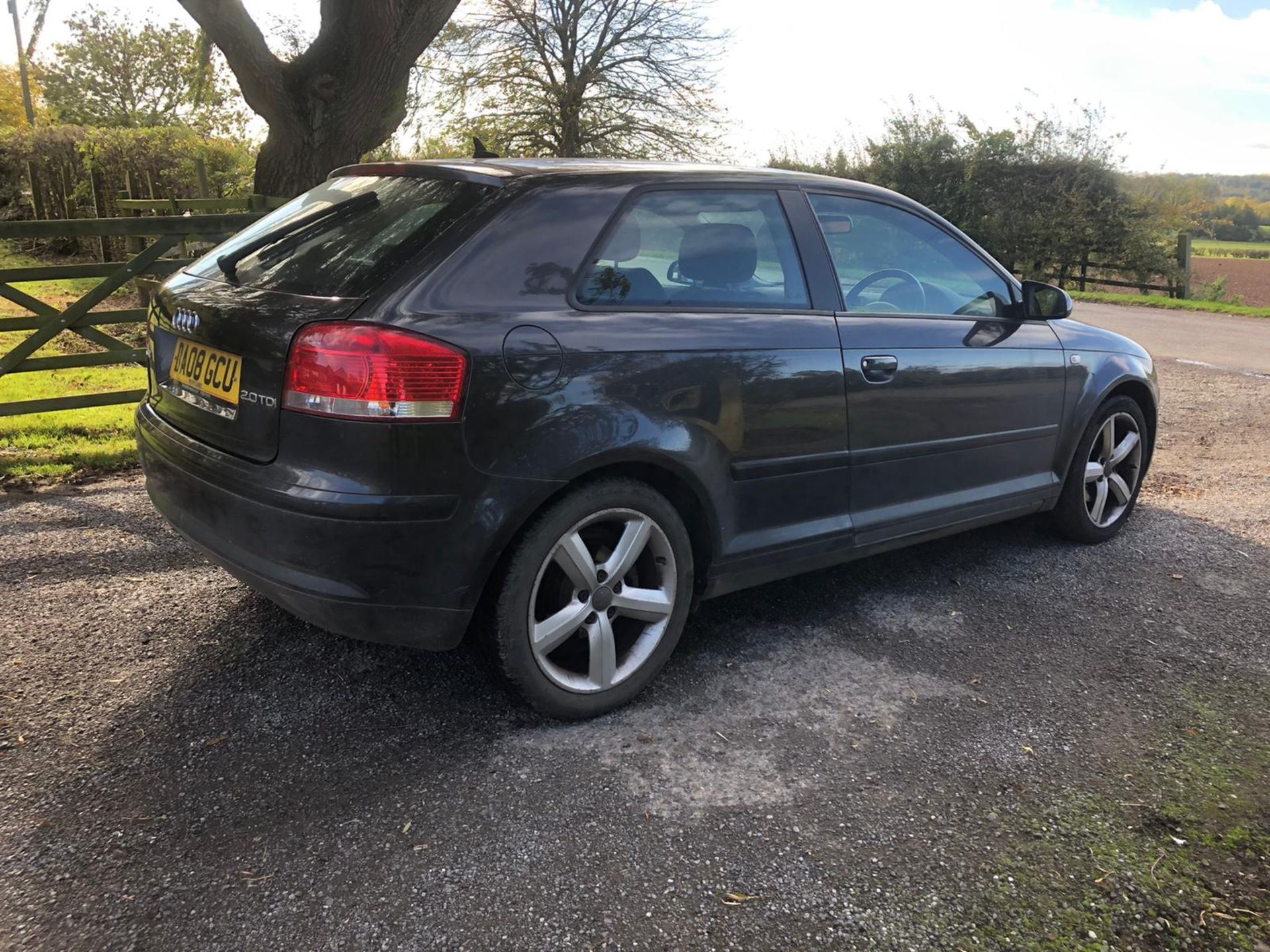 2008/08 REG AUDI A3 SPORT 2.0 DIESEL GREY 3 DOOR HATCHBACK, SHOWING 3 FORMER KEEPERS *NO VAT* - Image 5 of 8