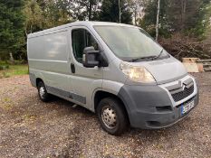 2009/59 REG CITREON RELAY 30 100HO SWB 2.2 DIESEL SILVER PANEL VAN, SHOWING 1 FORMER KEEPER *NO VAT*