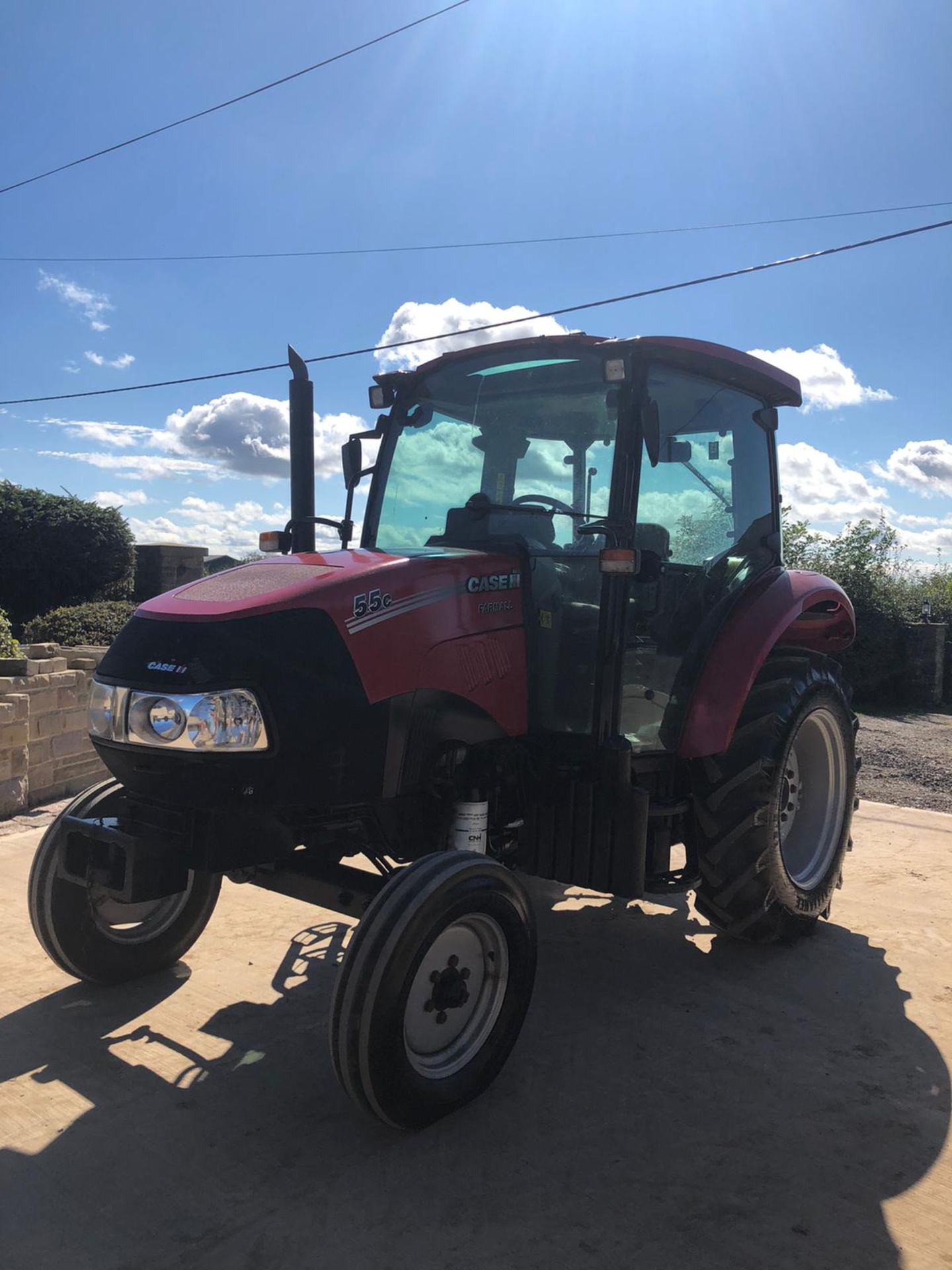 2018 CASE FARM IH 55C TRACTOR 2WD, RUNS AND DRIVES, EX DEMO CONDITION, CLEAN MACHINE *PLUS VAT* - Image 2 of 5
