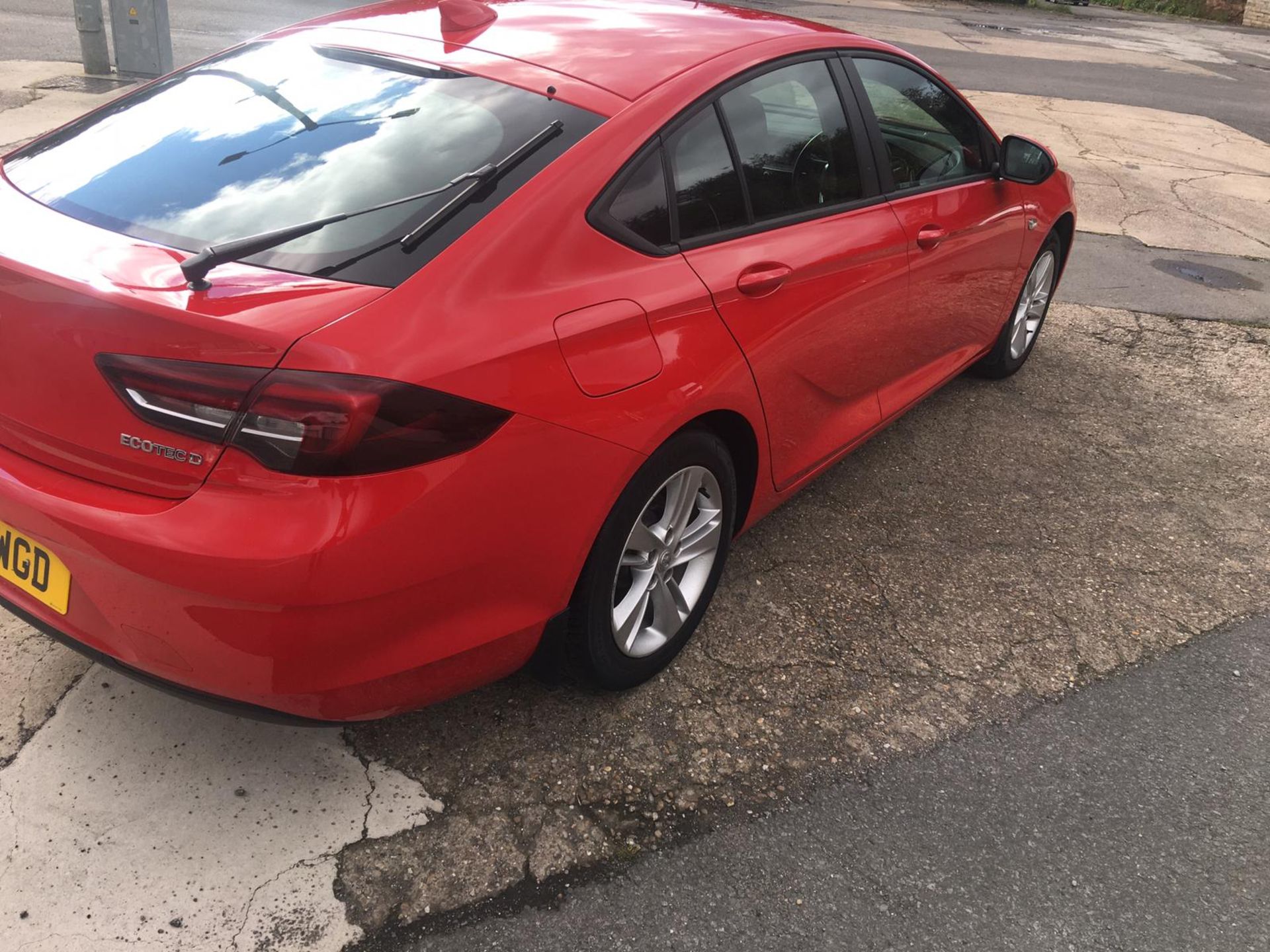 2018/18 REG VAUXHALL INSIGNIA DESIGN ECOTEC TURBO 1.6 DIESEL RED, SHOWING 0 FORMER KEEPERS *NO VAT* - Image 8 of 34