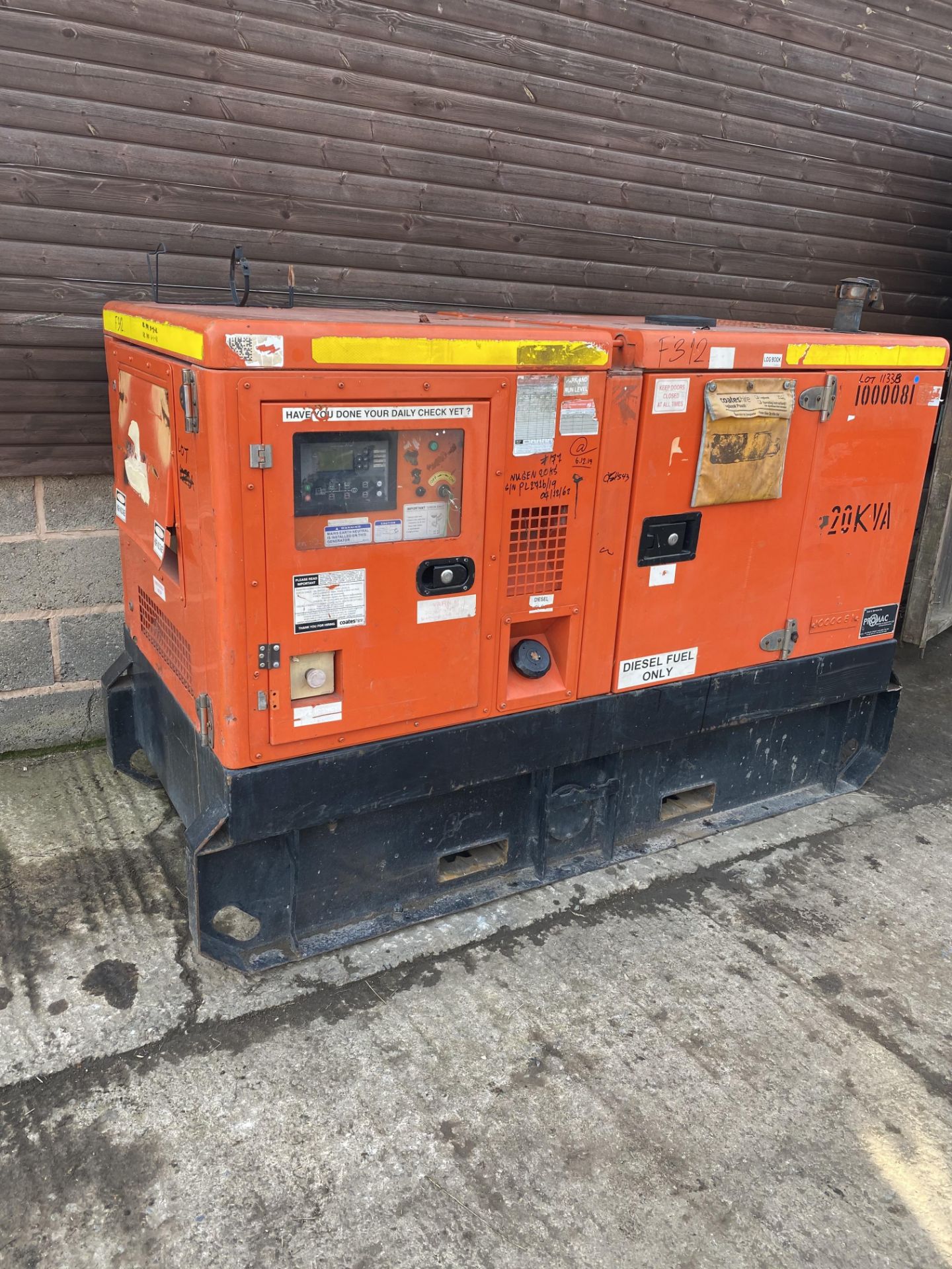 PROMAC GMS20KS DIESEL GENERATOR, 20 KVA, KUBOTA DIESEL ENGINE, LOADING NO PROBLEM *PLUS VAT* - Image 2 of 4