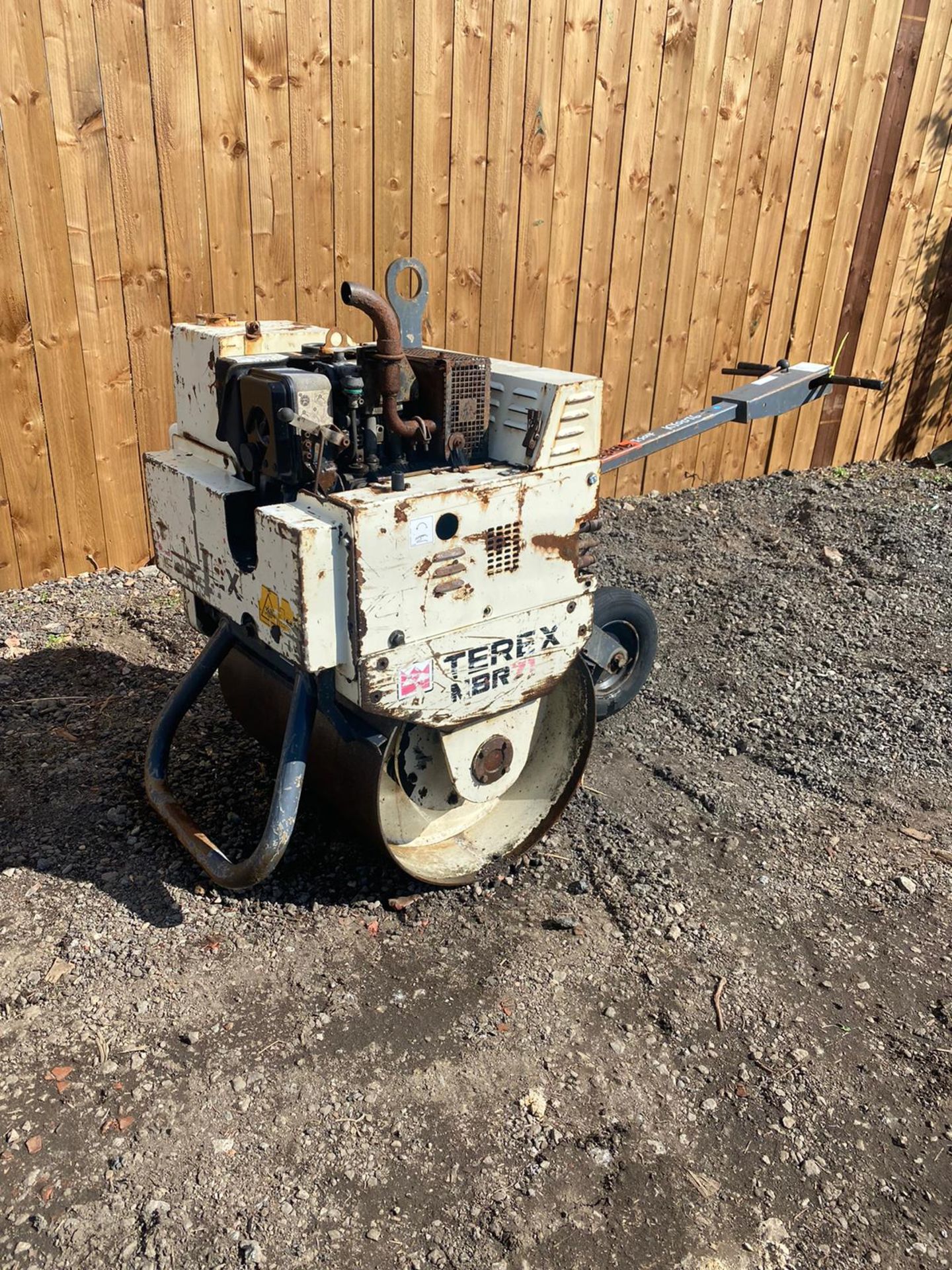 TEREX MBR71 PEDESTRIAN ROLLER, YEAR 2014, HATZ DIESEL ENGINE, KEY START *PLUS VAT* - Image 4 of 5