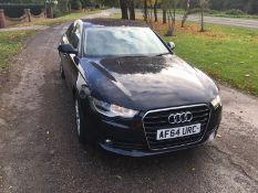 2014/64 REG AUDI A6 SE TDI CVT 3.0 DIESEL BLUE 4 DOOR SALOON, SHOWING 1 FORMER KEEPER *NO VAT*