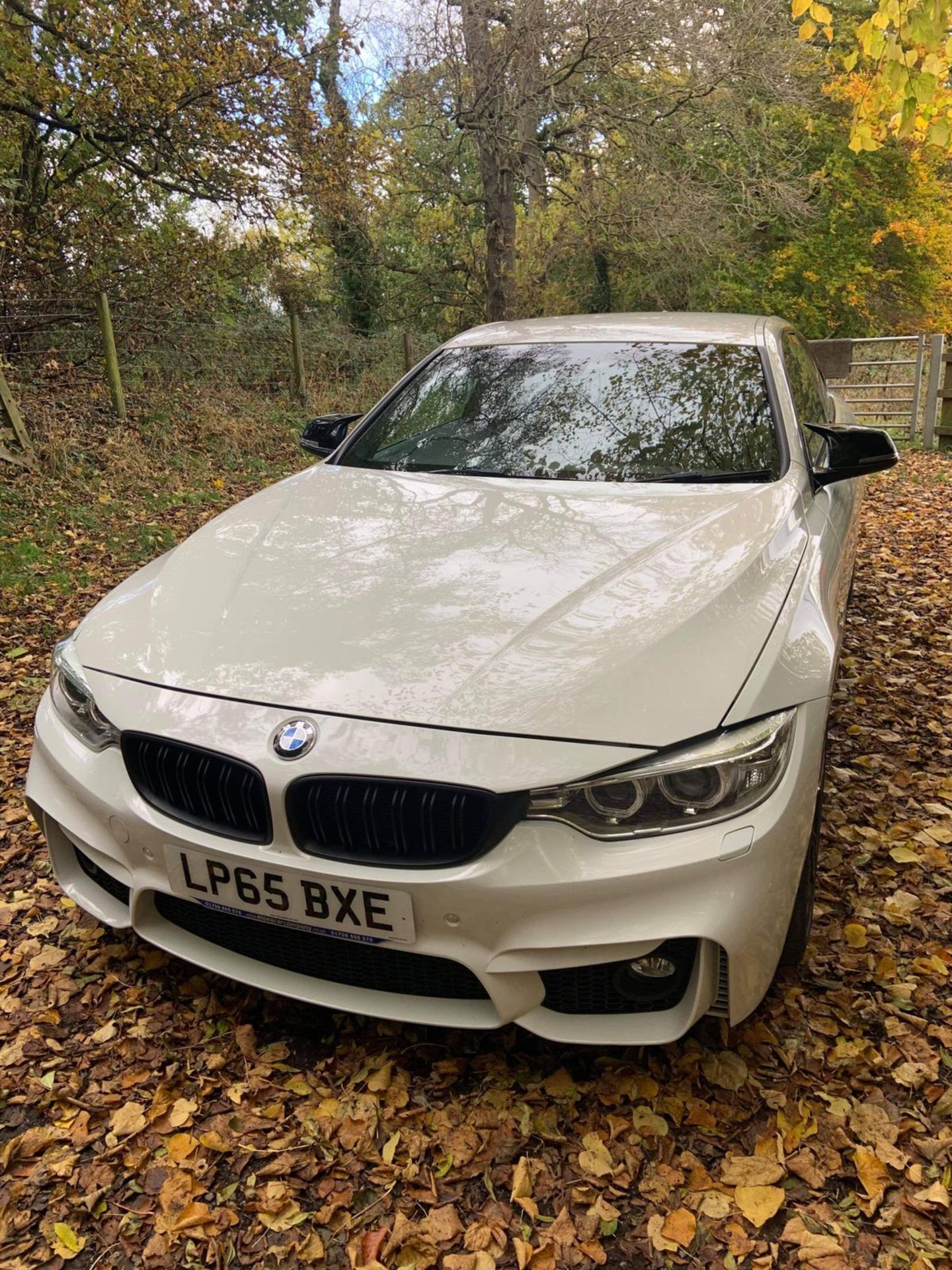 2015/65 REG BMW 420D M SPORT 2.0 DIESEL AUTOMATIC WHITE COUPE, SHOWING 2 FORMER KEEPERS *NO VAT* - Image 3 of 14