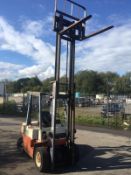 NISSAN 20 2 TON DIESEL FORKLIFT, RUNS, WORKS & LIFTS, GOOD BRAKES AND HANDBRAKE, SIDE SHIFT *NO VAT*