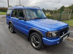 2003/53 REG LAND ROVER DISCOVERY TD5 XS AUTO 2.5 DIESEL BLUE *NO VAT*