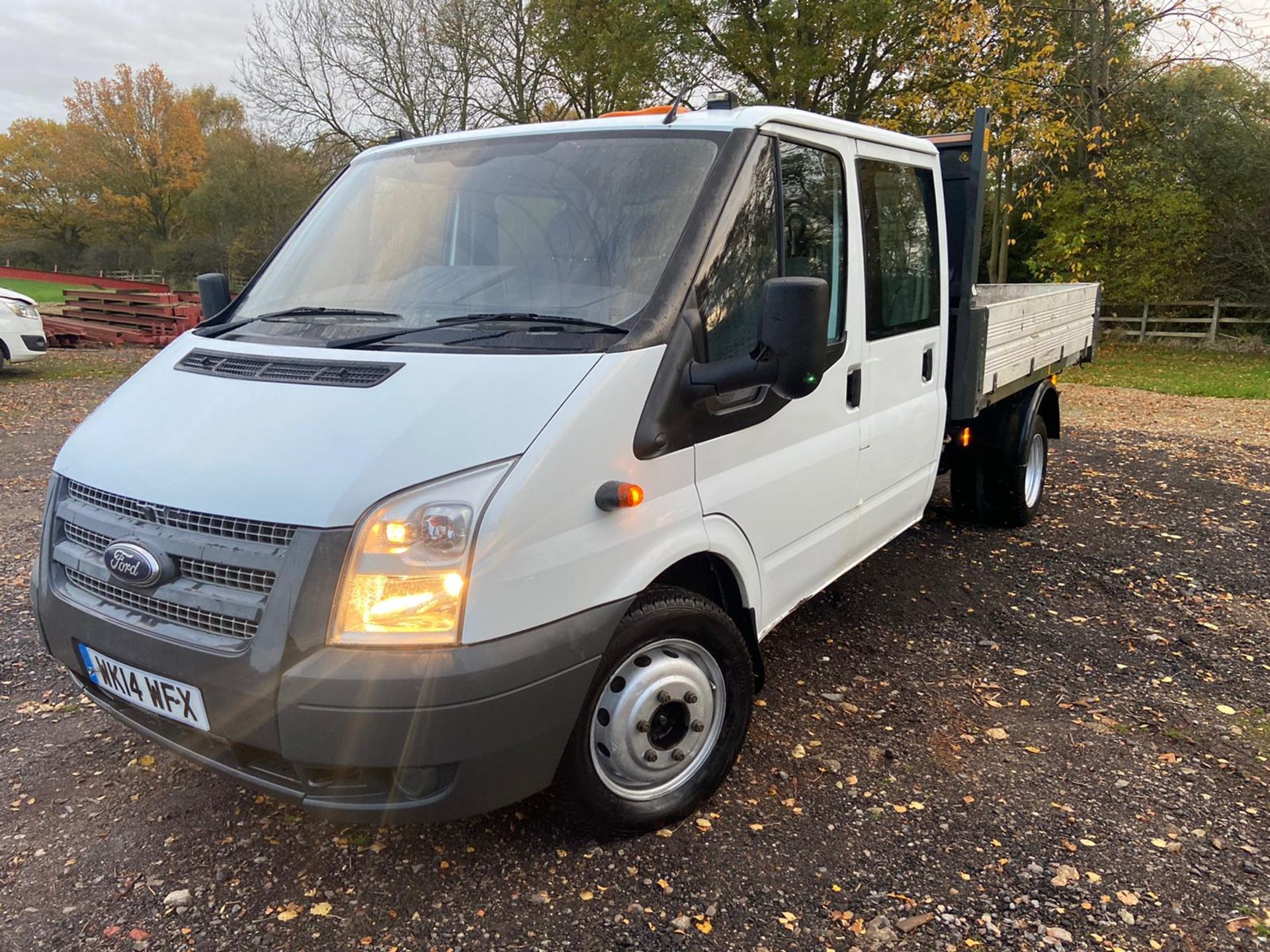 2014/14 REG FORD TRANSIT 125 T350 RWD 2.2 DIESEL TIPPER, SHOWING 2 FORMER KEEPERS *PLUS VAT* - Image 4 of 14