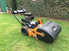 SISIS SELF PROPELLED SCARIFIER COMPLETE WITH GRASS BOX AUTO ROTORAKE *PLUS VAT*