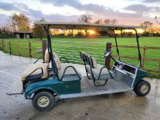 GOLF BUGGY CLUB CAR, 6-SEATER, ELECTRIC *PLUS VAT*