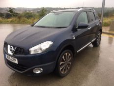 2011/11 REG NISSAN QASHQAI N-TEC 2.0 PETROL BLUE 5 DOOR, SHOWING 2 FORMER KEEPERS *NO VAT*