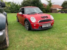 2002/52 REG MINI COOPER S RED 1.6 PETROL 3 DOOR HATCHBACK *NO VAT*