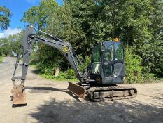 TEREX TC50 5 TON RUBBER TRACKED DIGGER / EXCAVATOR, YEAR 2007, 2 SPEED TRACKING, 2290 HOURS