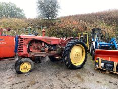 REAR VINTAGE MASSEY HARRIS 3 WHEEL TRACTOR *PLUS VAT*